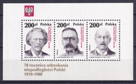 1988 Rocznica odzyskania niepodległości Fi blok 137 **