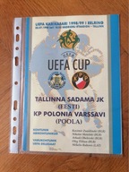 PROGRAMY POLONIA WARSZAWA-SADAM TALLIN 1988 R