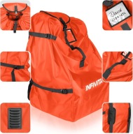 TORBA NA FOTELIK SAMOCHODOWY WODOODPORNA 600D PODROZ SAMOLOT POKROWIEC