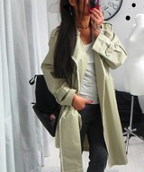 %%%%%%%% MIHO'S MADE IN ITALY płaszcz - wiosenny r.UNI