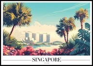 A2 PLAKAT SINGAPUR SINGAPORE AZJA