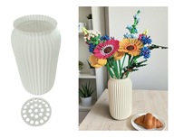 Wazon KORYNT Nowoczesny na sztuczne kwiaty LEGO Botanicals ICONS 10313