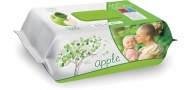 Sleepy chusteczki nawilżane mokre dla dzieci z klapką jabłko 120 szt