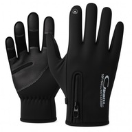 RĘKAWICZKI ZIMOWE DOTYKOWE CIEPŁE SPORTOWE ROWEROWE TELEFONU WIATROSZCZELNE