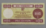 5 centów BON PEWEKS-u z 1979 roku seria HA ,