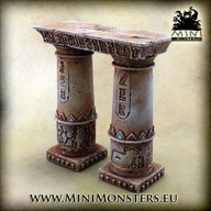 Cursed Tomb Temple Columns -teren do gier bitewnych, Oldhammer, Wargames