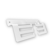 WIESZAK NA MEDALE UNIWERSALNA MEDALÓWKA METALOWA 3-rzędy 20cm 40 MEDALI