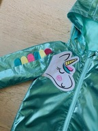 Lekka kurtka z kapturem 12 miesięcy jednorożec