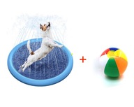 BASEN DLA PSA ZWIERZĄT SKŁADANY ZRASZACZ OGRODOWY