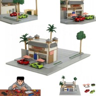 Diorama Szybcy i Wściekli Kawiarnia - Nostalgia - Zabawa w otworzenie filmu