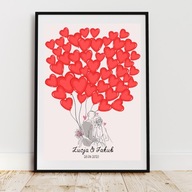 Wasza Księga Gości weselnych własnoręczny wydruk expresowy projekt na maila