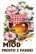 BANER SPRZEDAŻ MIODU MIÓD PROSTO Z PASIEKI120X80 M36