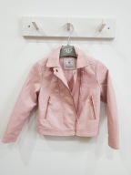 PRIMARK dziecięca różowa ramoneska kurtka skórzana dziewczynka 6-7 lat/ 122