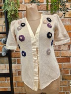 By Malene Birger sweter swetr narzutka bolerko r. S