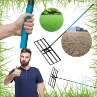 NIWELATOR TERENU RÓWNIARKA STALOWA DO TRAWNIKA ZIEMI RĘCZNY CELLFAST 40-227