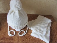 Czapka dziecięca (zimowa) + szalik /komplet/ Maremik