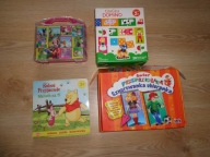 ZABAWKA KLOCKI PUZZLE GRA EDUKACYJNA DOMINO, SZNUROWANKA KUBUŚ 4 PUDEŁKA