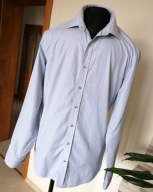 Ewex Me Collection koszula męska slim niebieska jasna r. 39 170-176 = M