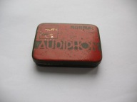 AUDIPHON przedwojenne IGŁY DO PATEFONU W METALOWYM PUDEŁECZKU