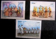 Algieria - Mi 1826/28 - Tradycyjne tańce