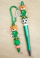 Komplet Piłkarz: długopis + zawieszka 6423 Oliwia Kurowska, Kuba Kurowski