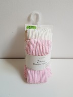 Primark 2pack rajstopy krem róż 86 - 92 cm