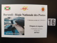 Ryby , orki i rekiny , Burundi MNH cięty