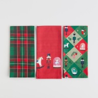 Świąteczne ściereczki kuchenne ręczniki Komplet Ścierek Nutpatcher konik 3