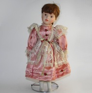 STARA LALKA PORCELANOWA ANGLIA KOLEKCJONERSKA 40CM