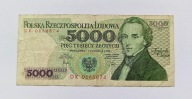 5000 ZŁOTYCH 1982 seria DK 066...