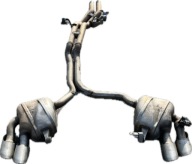 PORSCHE MACAN S LIFT 3.0i TŁUMIK KOMPLETNY WYDECH TLUMIK