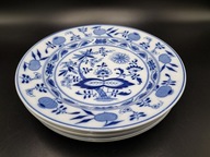 talerz obiadowy płytki Villeroy Boch Dresden wzór cebulowy kobaltowy