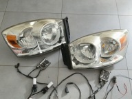 DODGE RAM 1500 LAMPA H13 XENON PRZÓD LEWA PRAWA PICK-UP 2007 2008 USA