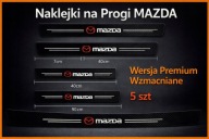 5 szt - Naklejki ochronne Folia ochronna na Progi i Bagażnik Mazda 3 CX 5 6