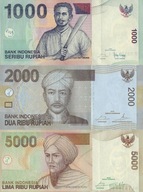 Indonezja - 1000,2000,5000 Rupii - 2015-2016 - St.1