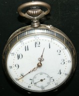 XIX wieczny zegarek kieszonkowy.