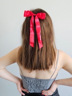 Kokarda do włosów zapinana na klamrę