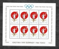 Plakietka - Olimpiada Tokio 1964 r