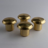 Mosiężna gałka meblowa o średnicy 25 mm