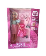 Elefun Lalka ROXIE Kreatorka Mody 30 cm + Akcesoria 3+