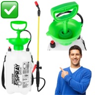 OPRYSKIWACZ RĘCZNY 5L CIŚNIENIOWY PRECYZYJNY WYGODNY DŁUGA LANCA 81cm NOWY