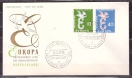 Niemcy Bund CEPT Europa koperta FDC 1958 (2)