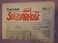 Tygodnik SOLIDARNOŚĆ Nr 35 27 listopada 1981 roku