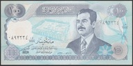 Irak 100 dinarów 1994 - Saddam Husajn - stan bankowy UNC