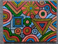 Gracjan Roztocki - Fantazja kolorowa PŁÓTNO 30 x 40 cm.