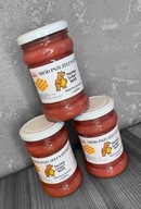 Miód Kremowany z maliną 400g Pszczeli Naturalny Polskiej RODZINNEJ PASIEKI