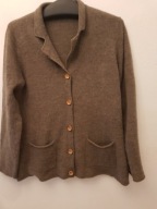 Gudrun Sjoden WEŁNA SWETER R.38/40 CARDIGAN SWETR