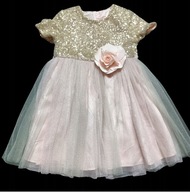 SUKIENKA DZIEWCZĘCA WIZYTOWA R.74/80__MOONSON