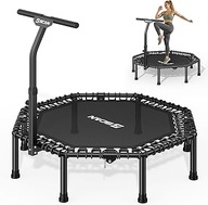 BCAN Mini trampolina fitness z uchwytem 250 kg 123 cm nowa