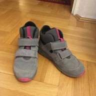 BOTKI ZIMOWE DZIEWCZ BARTEK 32 SZARE SKÓRA ZAMSZ